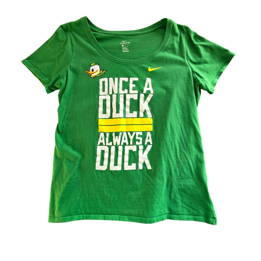 Nike Oregon Ducks Graphic Tee Large Green NCAA Fan Athlesiure College Football - Picture 1 of 7